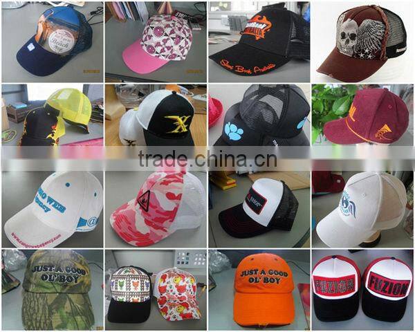 2015 hot design brushstroke custom double brims 5 panel hats with zipper