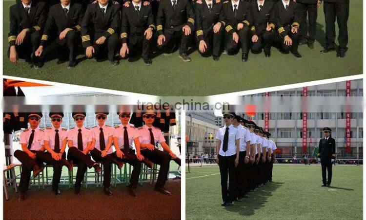 Juqian High Quality Custom suits design Unisex Airline Pilot Uniform Clothing AviatorJacket/Unisex Pilot uniform Suit