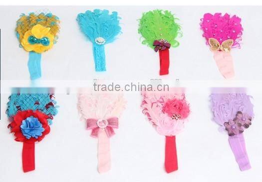 wholesale Feather Headband Vintage headband Nagorie feather headband