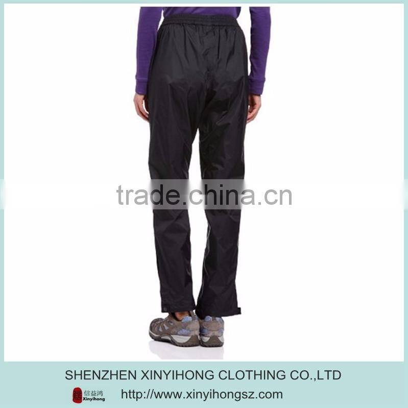 tailored fit top quanlity 100% polyester womens waterproof breathable golf pants