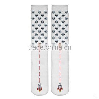 3d sublimation /Digital printed custom design tube Star socks factory