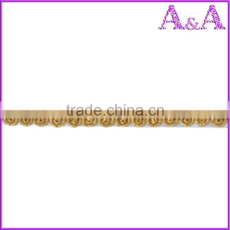 Black dry wedding dress decorative trim materials fabric chemical embroidery with beads cord guipure bobbin lace