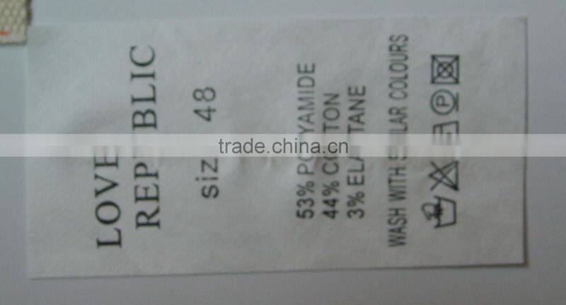 New custom t-shirt labels and tags