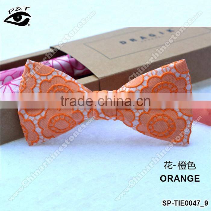 New Design High quality Jacquard Floral Bow Tie For Wedding party dance