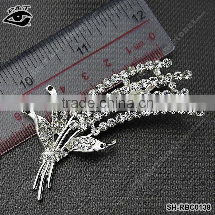 Fashion Brooches crystal magnetic brooch for dress