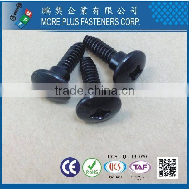 Made in Taiwan Zinc Black CR6+ Trilobuar thread without Bumper Square Phil Combo Carbon Steel C1022 Screws