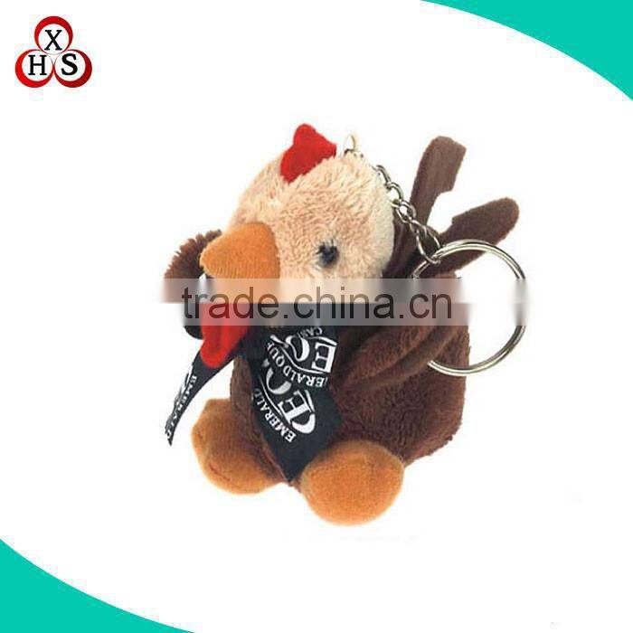 hot sale cartoon camel keychain plush toy metal hook