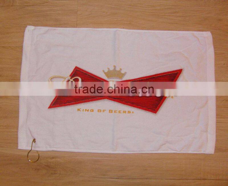 Custom Printed Sport Towels with carabiner hook wholesale abibaba