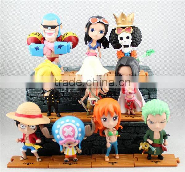 Wholesale one piece Luffy&Shanks pvc action figure