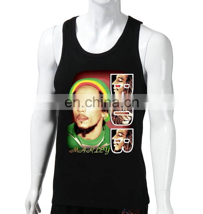 BOB MARLEY china custom tank tops,custom crop top