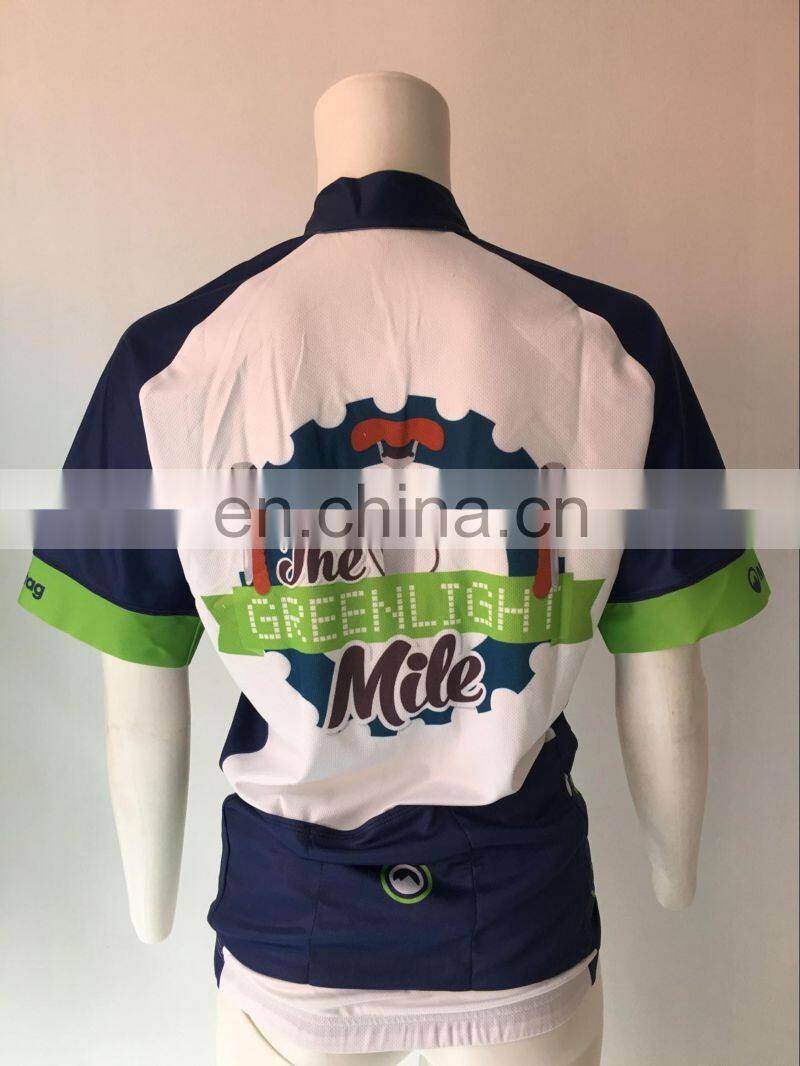 summer high quality cycling wear short sleeves custom design cycling jersey bike wear