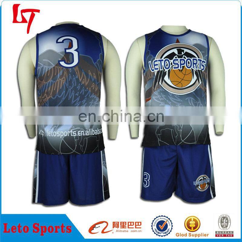 Latest popular sublimation european basketball jersey/ Plain basketball uniform wholesale