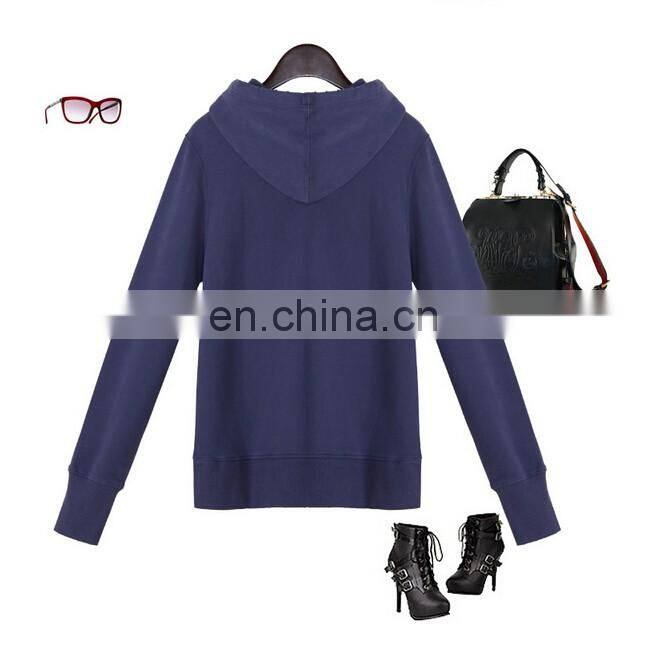 Cheap Women's Fleece Hoodie Kangaroo pocket long sleeves fleece jacket Sweatershirt Terry hoodie with rubber print