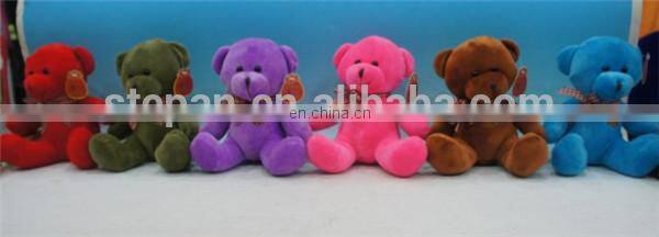 WMR2014021 Colorful Bear Animal Toys, Plush Animal Toys