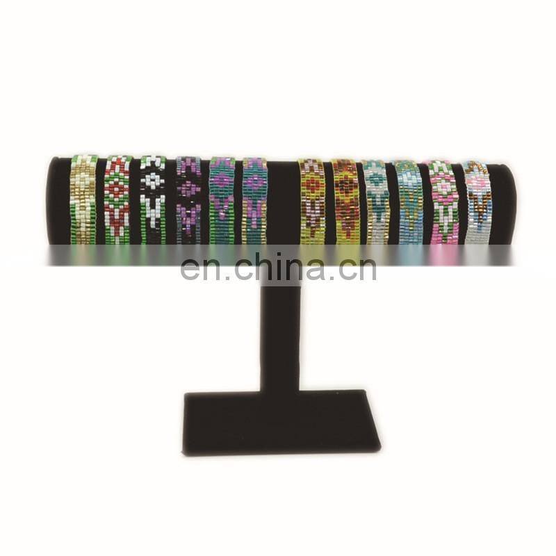 Handmade beaded color brecelet tube glass bead bracelet