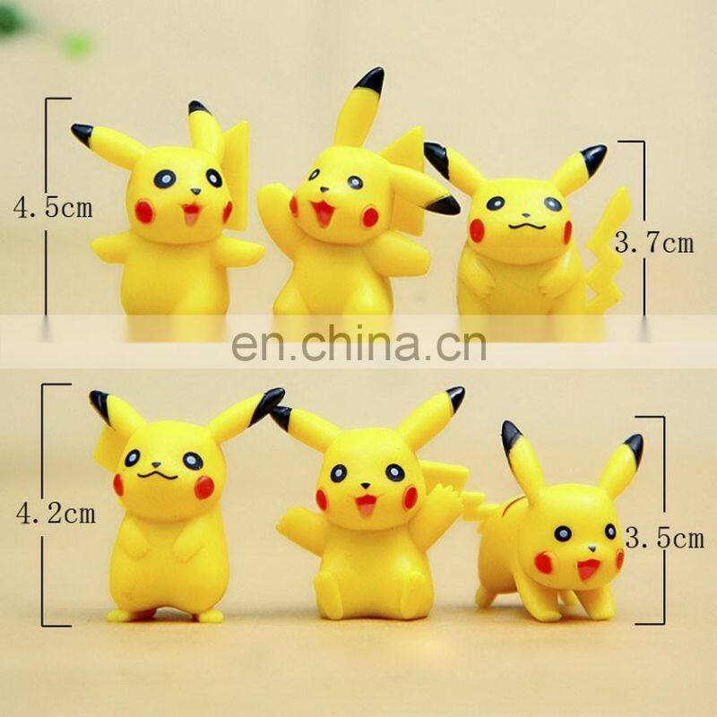 Wholesale factory custom made lovely pokemon kids toys high quality plastic toy