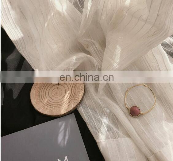 Natural Pink Stone Luck Beads Bracelet Palace Retro Fashion Bracelet