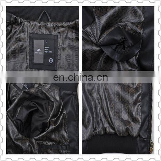 mens top grade fashion soft handsome lastest design leather jacket