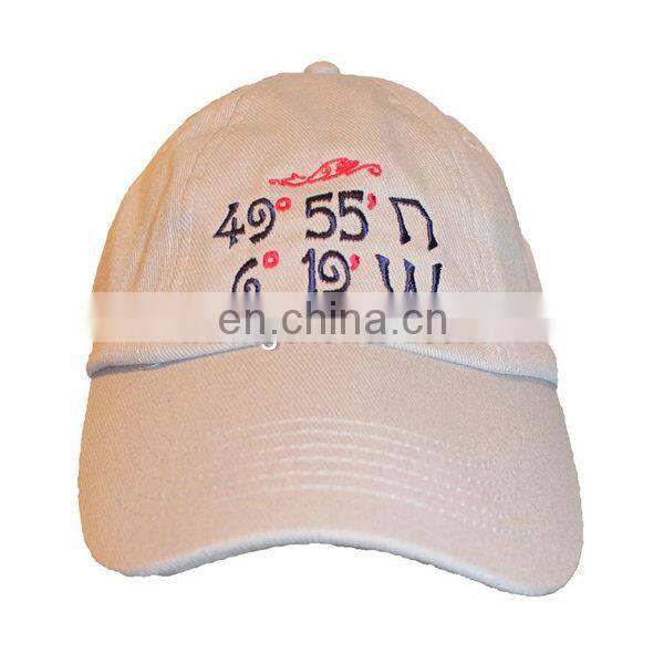 Fashion custom letter embroidered baseball cap