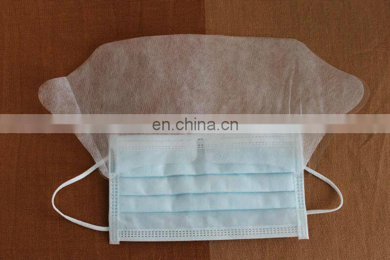 Disposable face mask with sheild