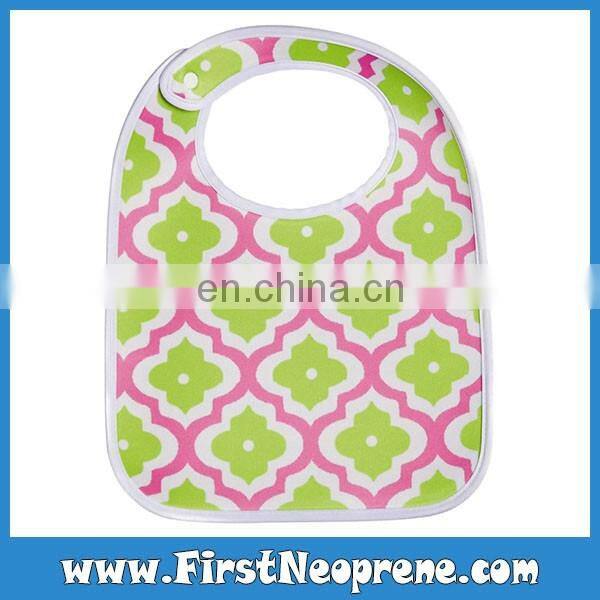 Washable Factory Production Baby Promotion Neoprene Bibs