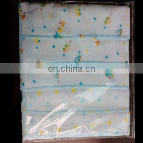 Printed cotton baby and children gauze handkerchief