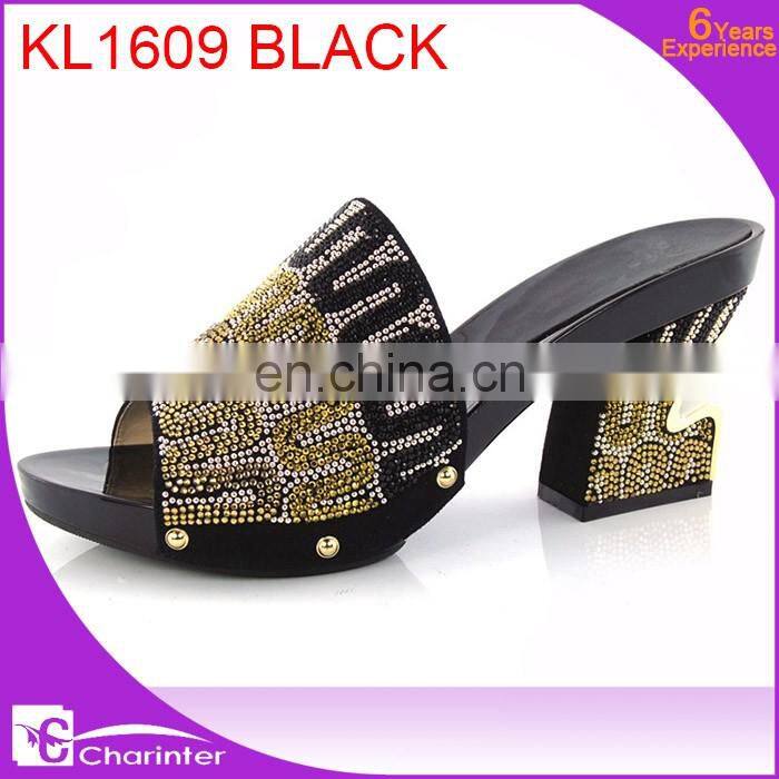 royal blue italian ladies shoes african slipper ladies paty shoes high heel slipper