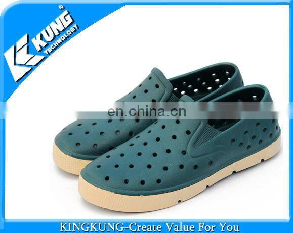 Green anti-slip cheap eva man garden shoe
