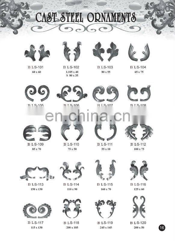 fence iron flowers craft