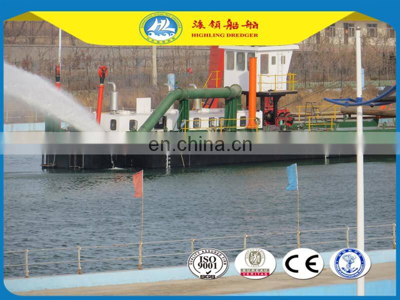 Highling Manufacturer River Cutter Suction Dredger (Solid Sand Capcity 160m3/h,Depth 8 m)