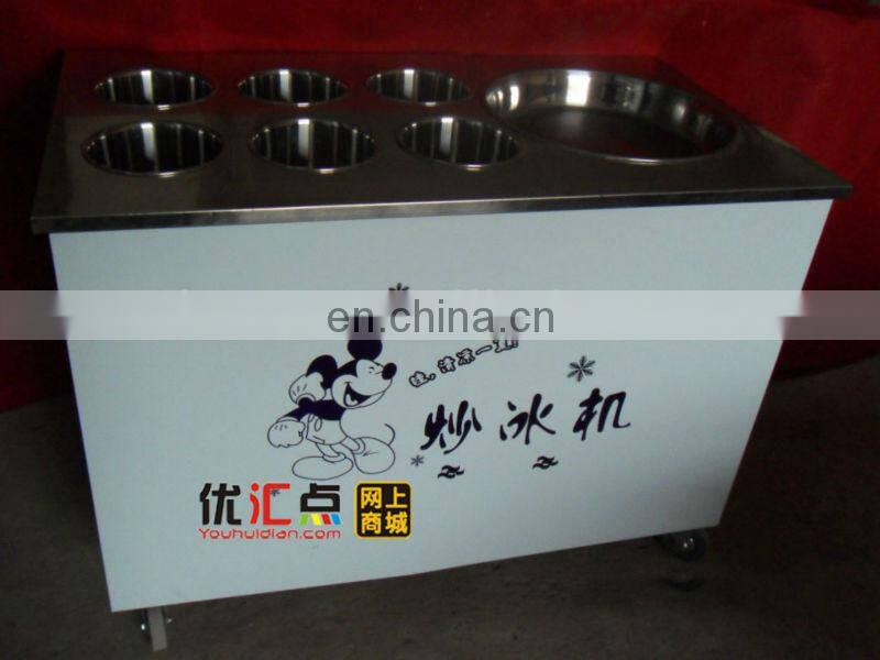 Stainless Steel Fried Ice Cream Machine / Stirring Ice Cream Machine / Ice Pan