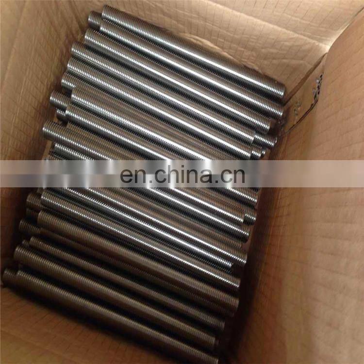 stainless steel 304 hexagon head fully threaded rod size 1-3/4 x 20