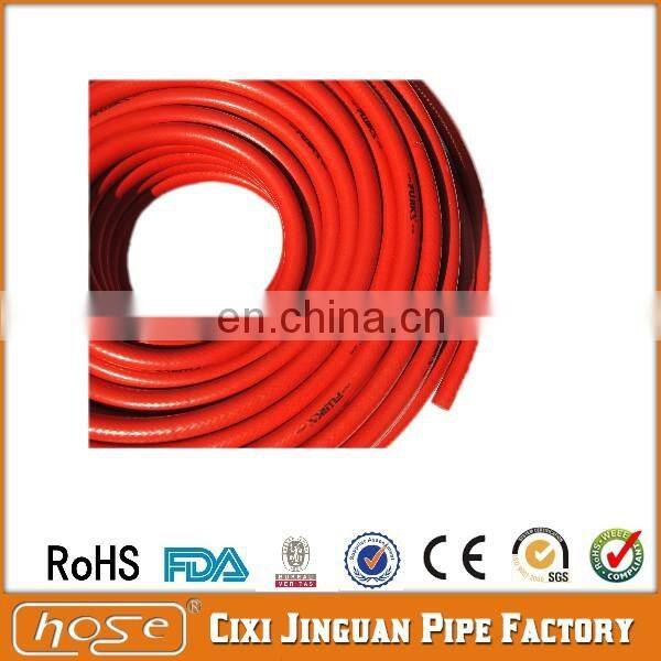 3/8" Hose Gas Hose for Stove, Fiber Reinforced Braided Flexible Plastic PVC Argon Gas Hose