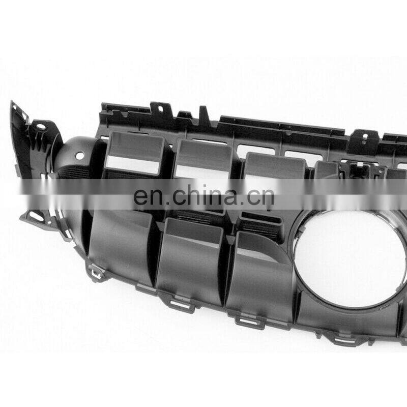 E63 AMG Style Silver Grille Grill Fit 2016-2018 For Mercedes Benz W213 E300 E400