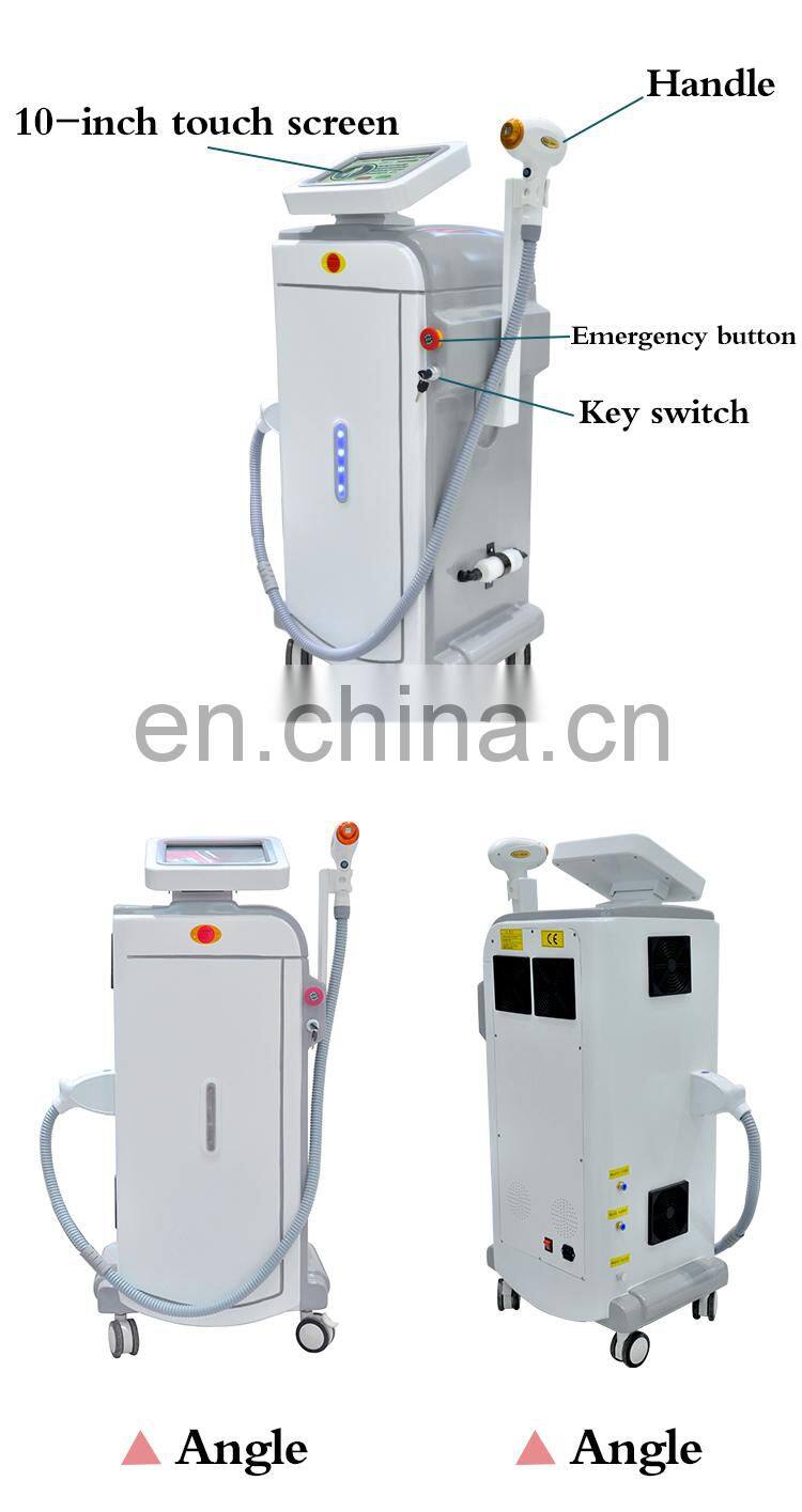 High-grade Diode Laser System Epilation 808nm Diode Laser Hair Removal Laser Machine For Sale