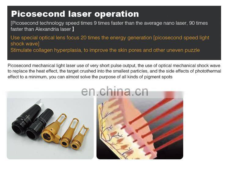 Picosecond Tattoo Removal Laser Machine For Sale with Four Heads