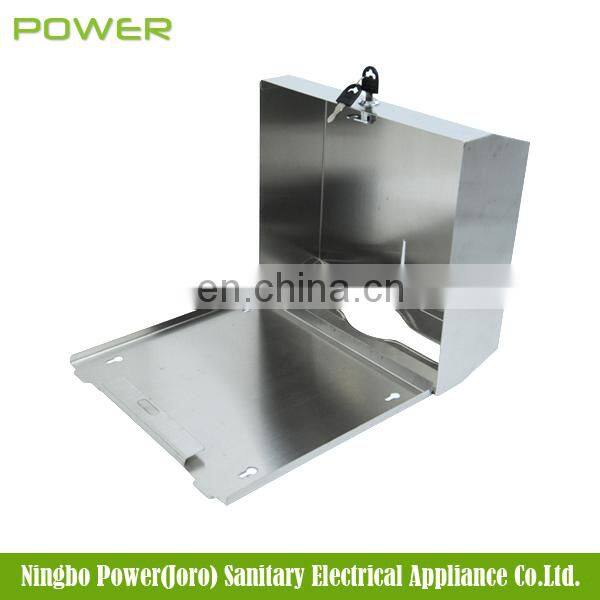 Manual one handed z fold hand kitchen paper towel dispenser stainless steel