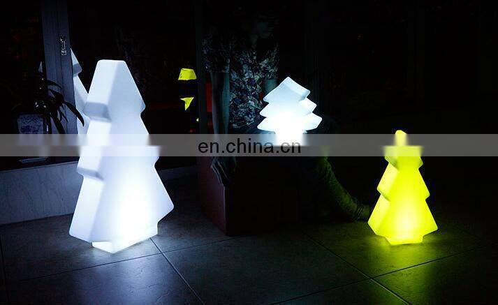 Battery operated colorful changing remote control led christmas tree