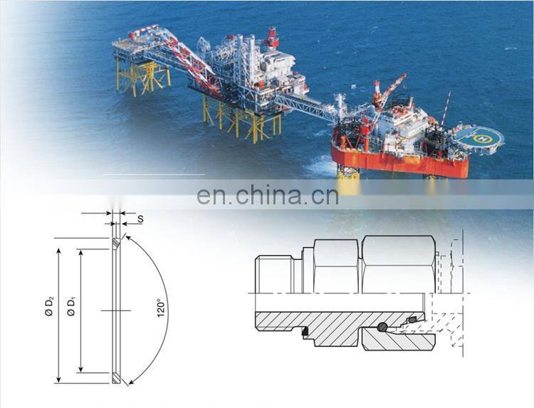 Standard DIN3869 Fitting ED Seal NBR FKM EPDM Profile Sealing Rings Threaded Connector Seal ED Ring