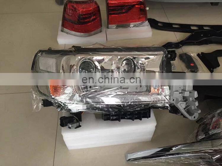 changzhou auto accessory factory body kit for land cruiser fj200 body kit 2008 upgrade to 2016 2018 old upgrade to new version
