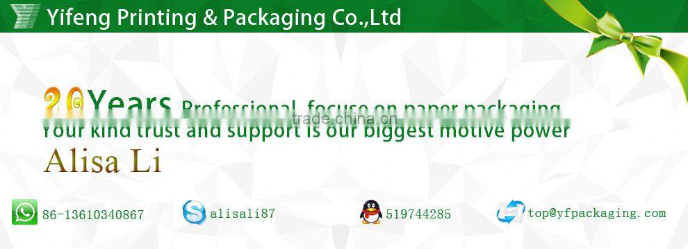 custom cardboard paper PVC window small product packaging box