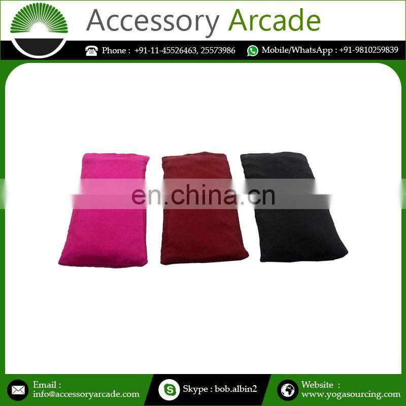 Best Indian made buckwheat filled travel pillow and eye mask At Bulk Price