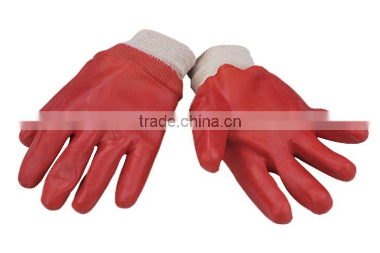 nylon nitrile coated working gloves,double dipped pvc gloves LG061