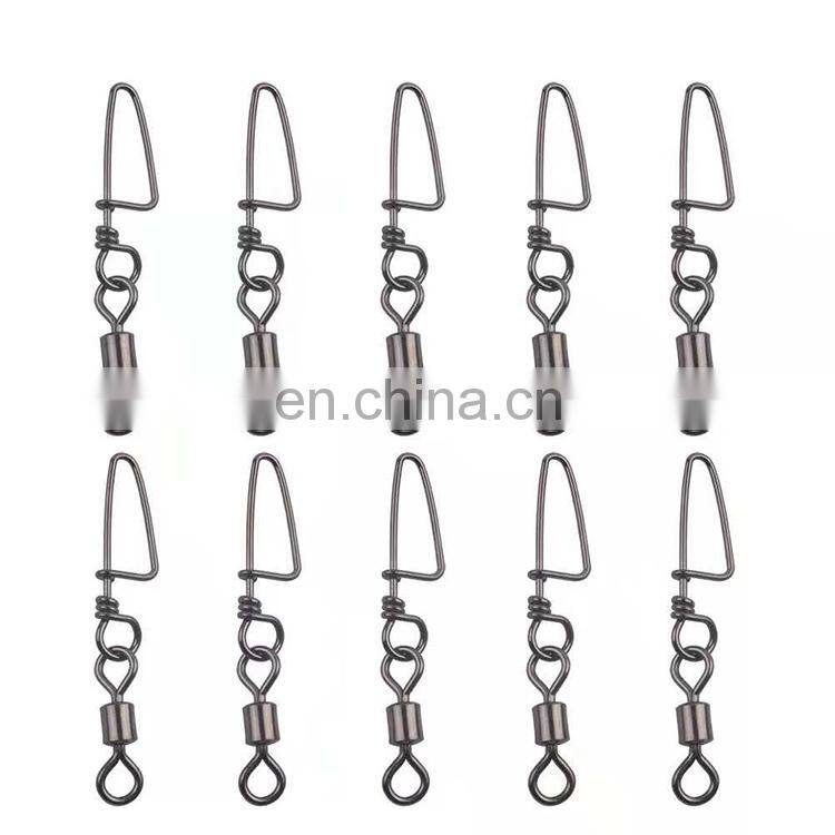 Lightweight Stainless Steel Connector For Fast Rotating Fishing Swivel