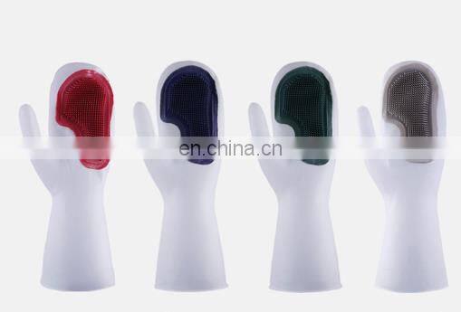 Farming Warehouse Gardening Work PVC Palm Dotted Canvas long sleeve industrial Gloves