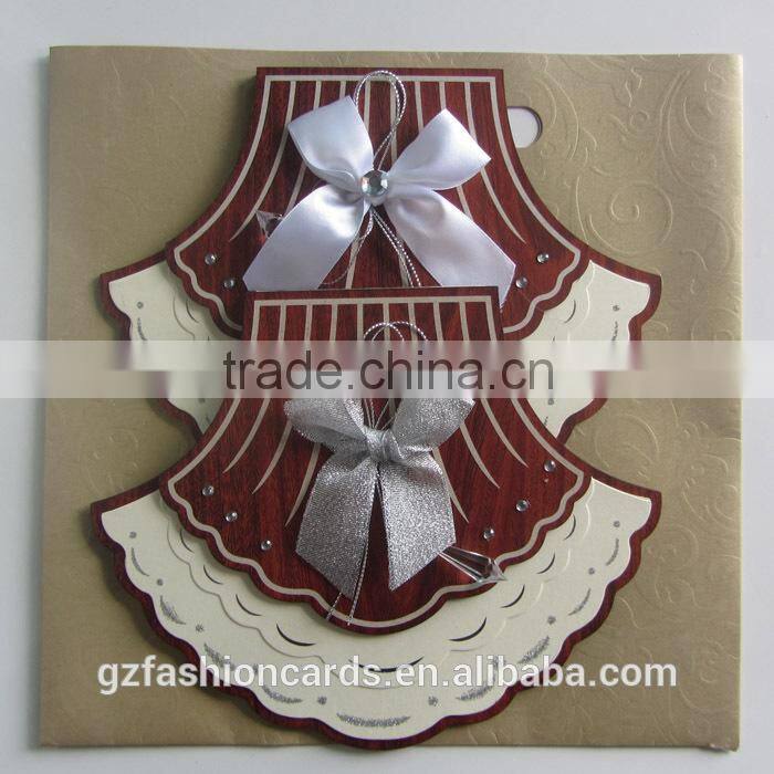 2014 Luxury Wooden Wedding Invitations