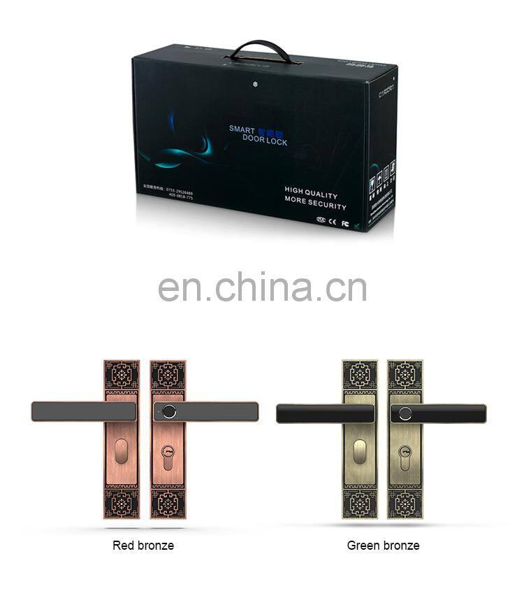 Cardoria Fingerprint lock Wooden door Door Interior room bedroom door code smart Lock European style Office electronic