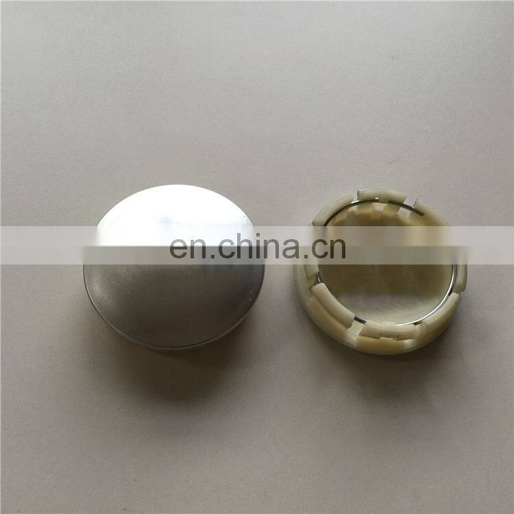 67mm Customized Plastic Blank Silver ABS Car Wheel Center Hubcap For Tempo