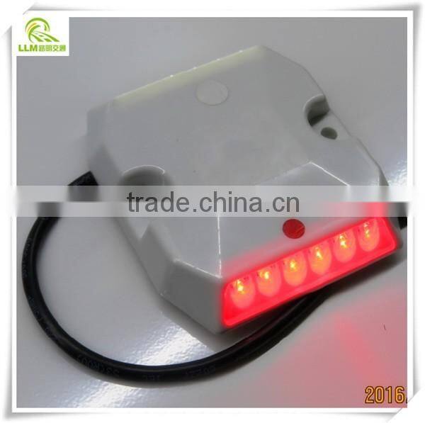 Road safety tunnel lighting road marker 12pcs LED waterproof plastic wired road stud