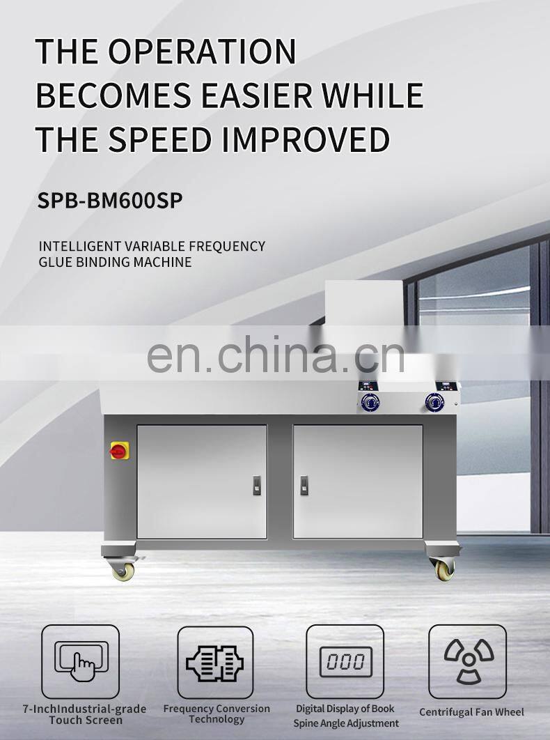 New Product 320Mm Dual-Mode Operation Hot Glue Firm Binding Perfect Binder Machine